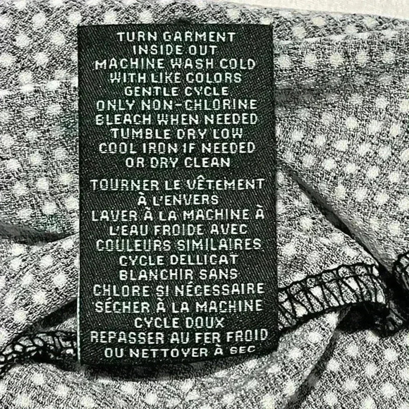 NWOT Joan Vass halter top flowy career church knit stretch polka dot tank medium - Picture 5 of 5